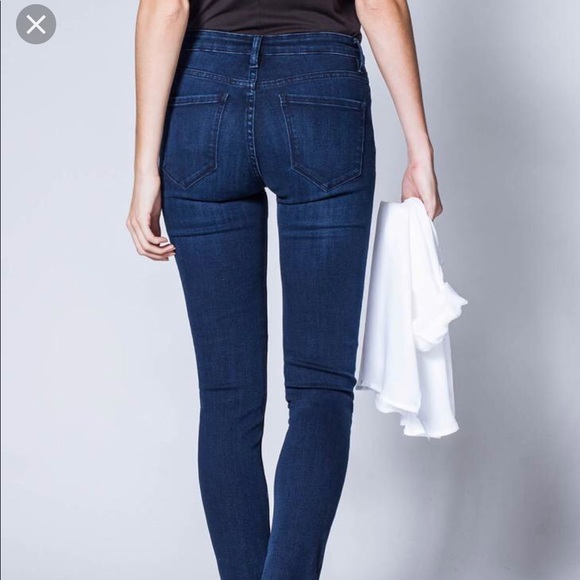 dish denim high rise skinny